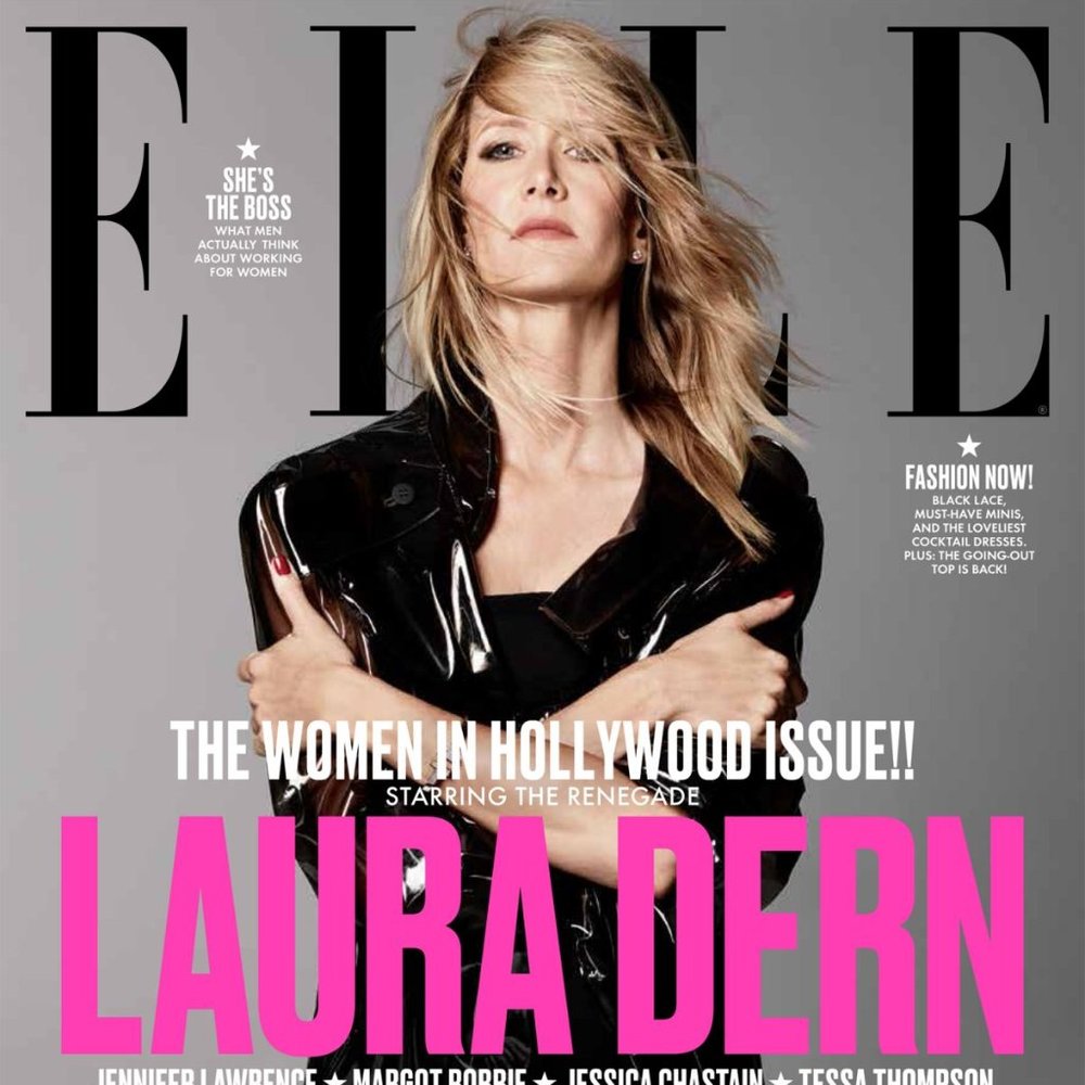 3️⃣/$12 November 2017 ELLE Magazine Laura Dern